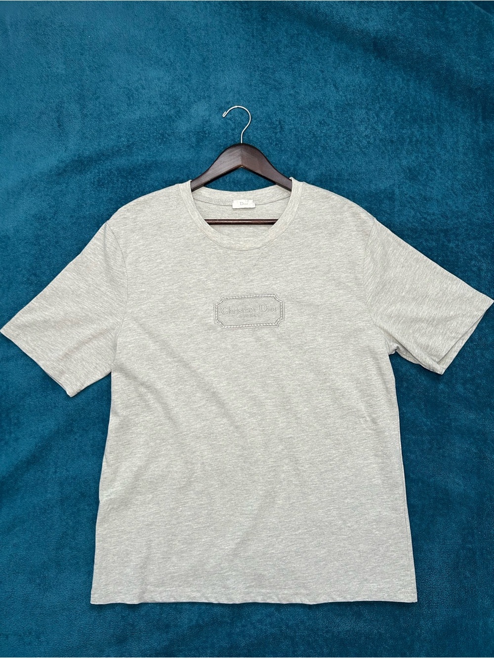 Christian Dior Couture Light Gray Short-Sleeve T-Shirt